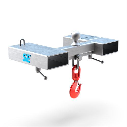 Forklift yoke 2 ton 125x50 inc, trailer ball